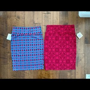 Womens New NWT Lularoe Cassie Pencil Skirt Lot Bundle Size XL